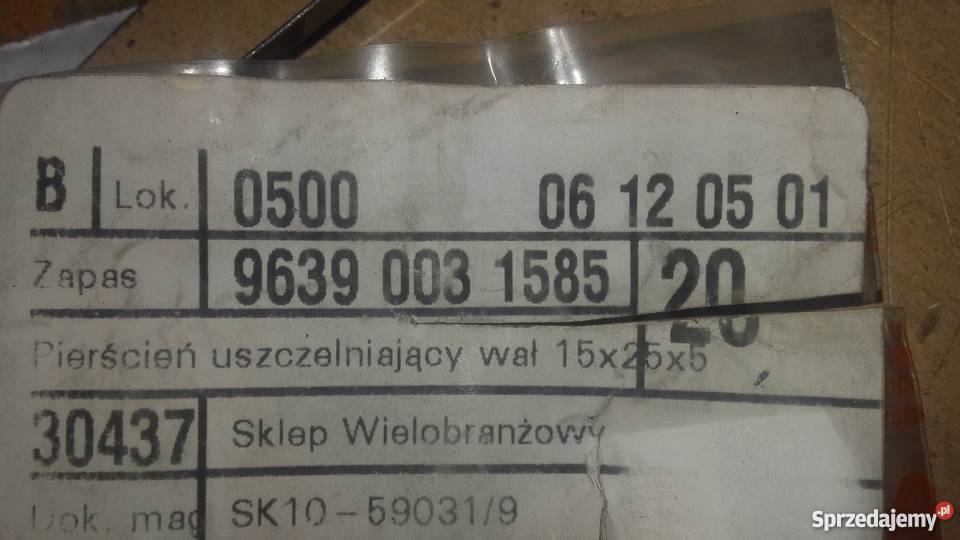 Pierścień uszczelniajacy wał Stihl 017018 Żywiec