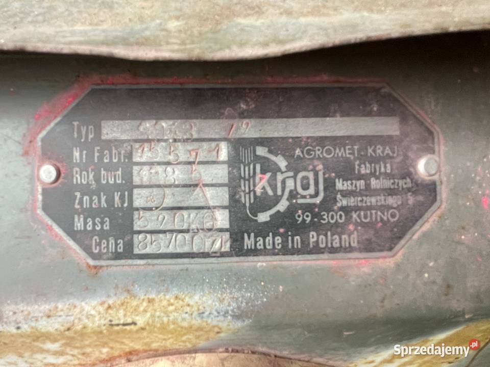 Sprzedam agregat uprawowosiewny z siewnikiem nieuszkodzony Garbowice