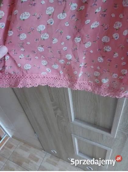 NOWA Śliczna koralowa sukienka damska