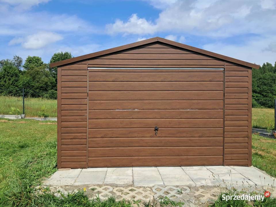 Garaż blaszany 4x5 WZMOCNIONY PROFILAMI Konstantynów Łódzki