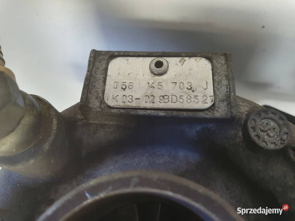 TURBOSPRĘŻARKA Audi A4 B7 18 T turbo 058145703J Rudka