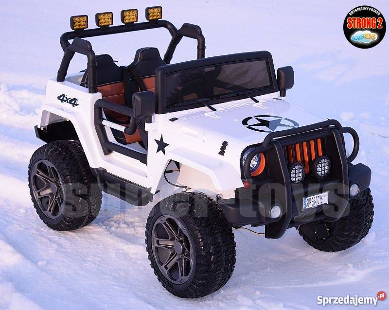 MEGA JEEP 4X42X12V Z REDUKTOREM NAPĘDU EXCLUSIVE Toruń