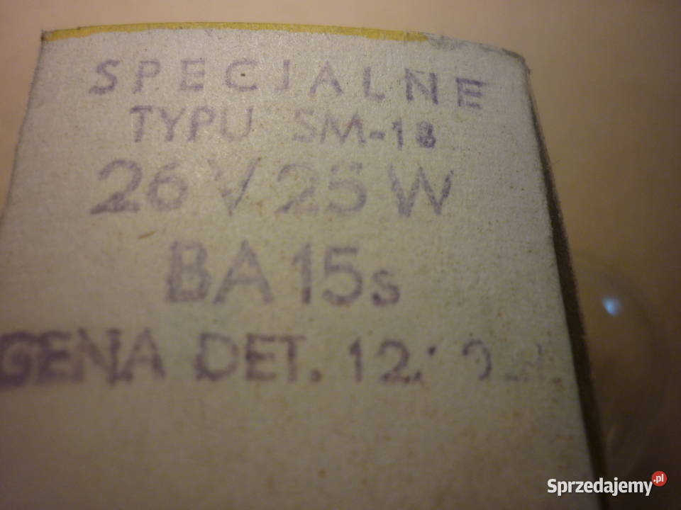 Żarówka specjalna SM18 26V25W