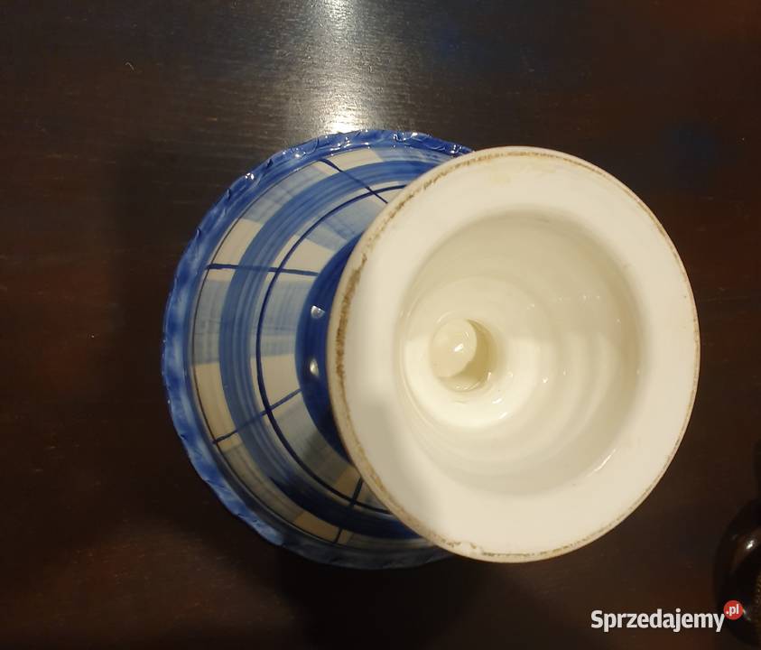 SALATERKA na nóżce waza półmisek ręczna praca Lublin