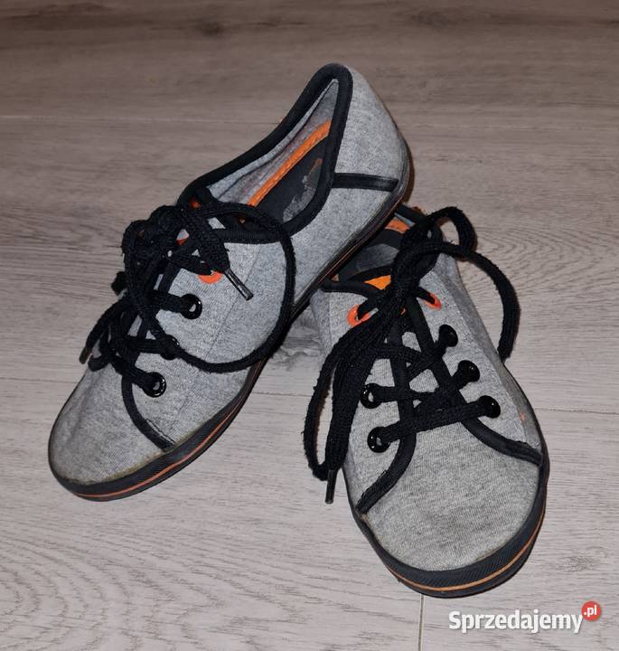 Buty trampki popielate 29 tkanina Łódź