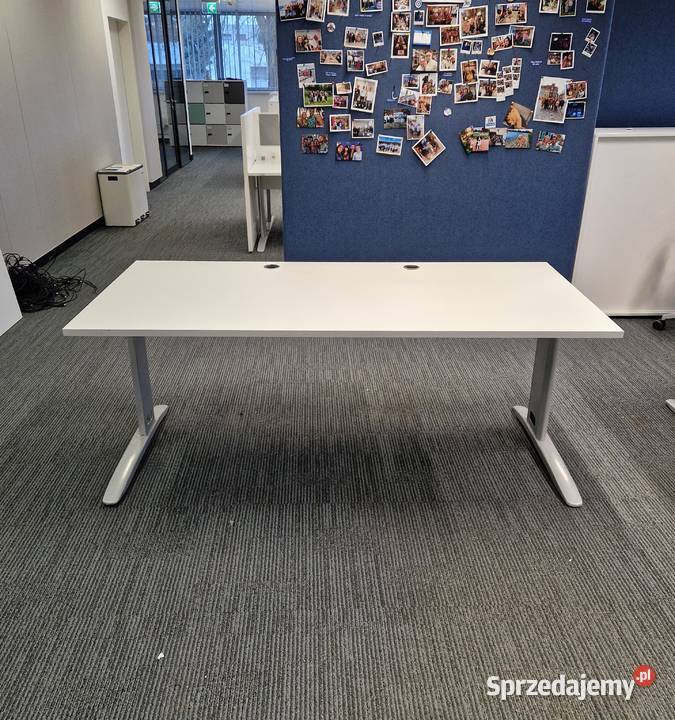 biurko białe Maro 18080 meble biurowe Leszno Biznes i Przemysł sprzedam