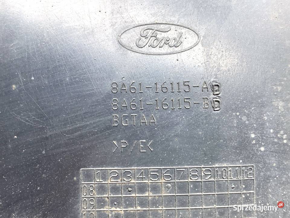 NADKOLE LEWY PRZÓD FORD FIESTA MK7 8A6116115AD osobowe