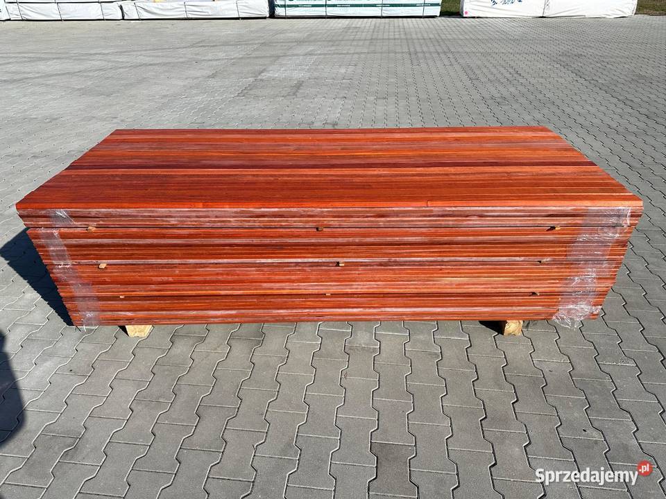 Deska elewacyjna drewniana padouk Fas KD 21x66mm Prusice