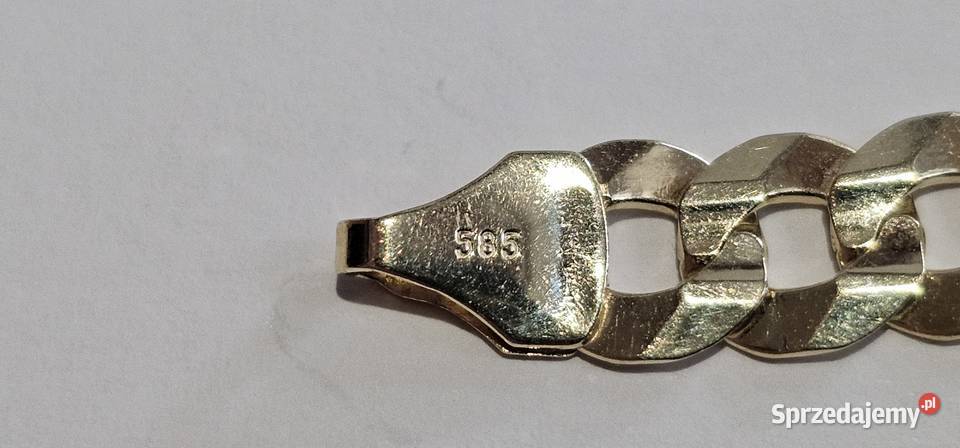 Złoty Męski Łańcuch Pancerka 2650 gr 55 Nowy Szprotawa