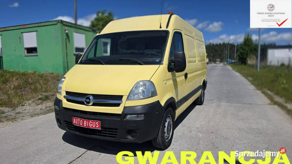 Opel Movano zarejestrowany nowy przegląd i furgon pomorskie Lębork
