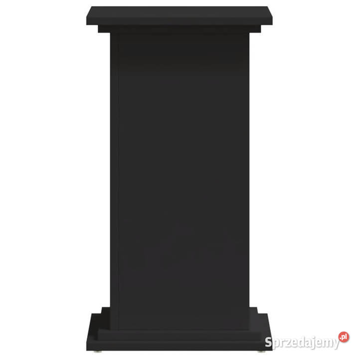 Stojak na rośliny czarny 33x33x60 materiał Pozostałe
