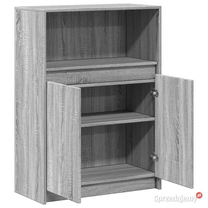 Szafka z LED szary dąb sonoma 72x34x100 WM852164 Warszawa