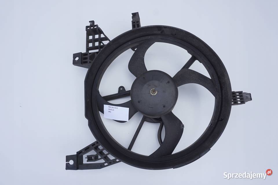 WENTYLATOR CHŁODNICY WODY NISSAN MICRA K12 3D Układ chłodzenia Nowy Tomyśl