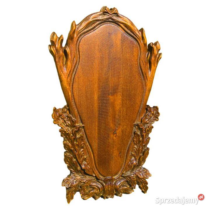 K145R Rzeźbiona deska pod jelenia byka dąb śląskie Szczekociny sprzedam