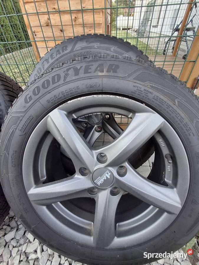 Goodyear zimowe 20555r16 alufelgi sprzedam