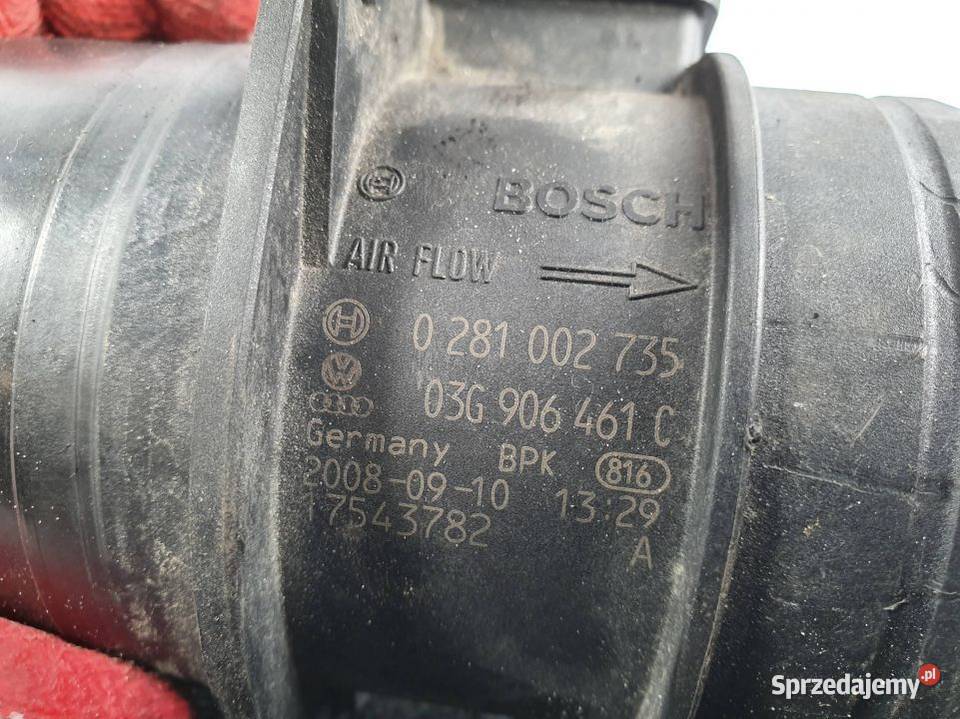 PRZEPŁYWOMIERZ AUDI A4 B8 03G906461C Lipno
