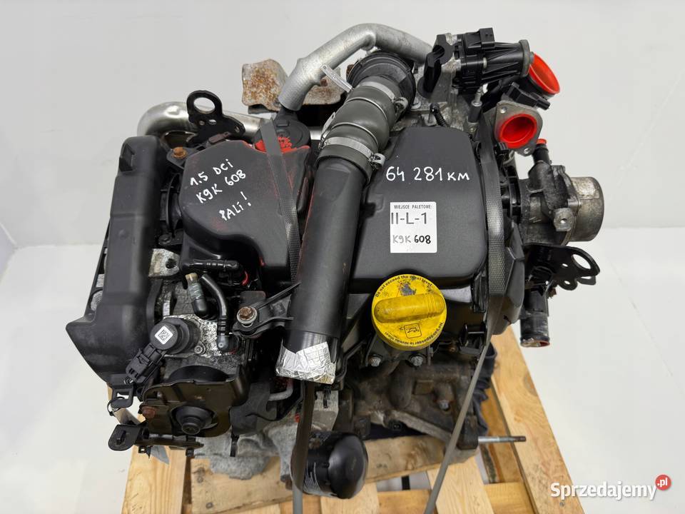 SILNIK K9K608 Renault Captur Clio IV Kangoo II Chełm sprzedam