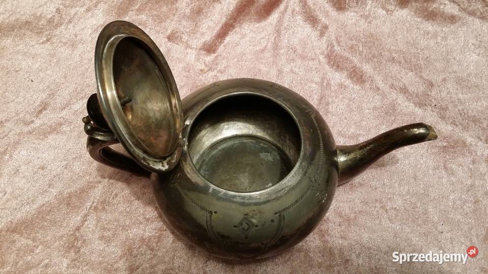 Czajnik stary angielski w kolorze metalicznym z Kraków