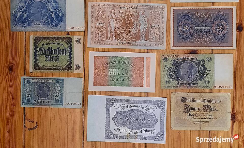 Zestaw Starych Banknotów N3 Gliwice sprzedam