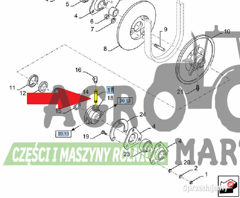 84819430 84017396 RURKA CNH nieuszkodzony dolnośląskie Wichrów