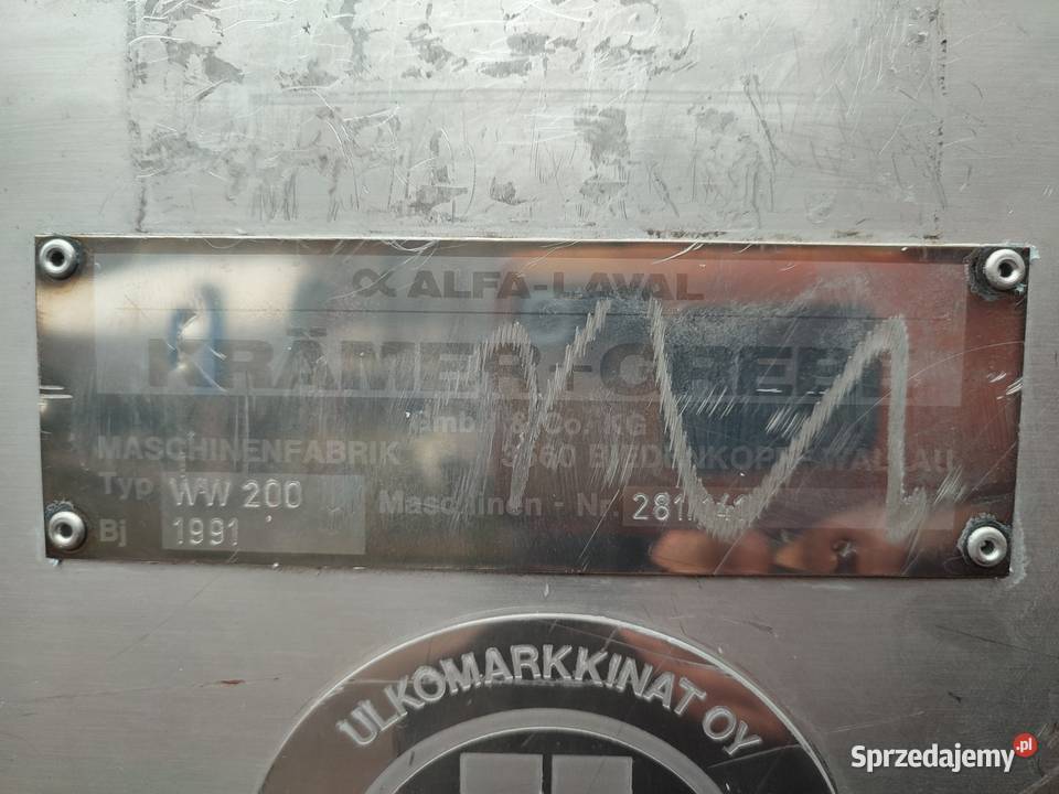 Krmer Grebe WW 200 Wilk masarski Krotoszyn sprzedam