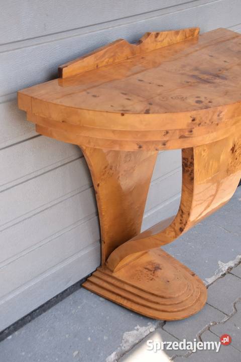 Drewniany Stolik Kawowy Art Deco Konsola Stół Kraków sprzedam