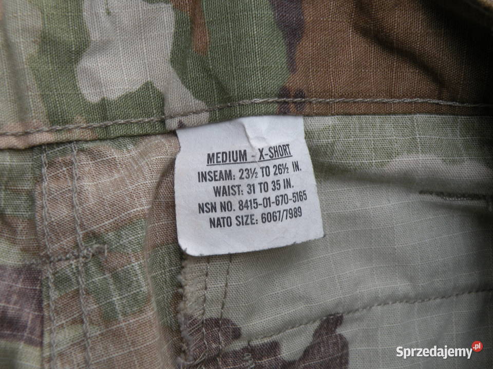 Spodnie IHWCU multicam ocp medium x short Wrocław