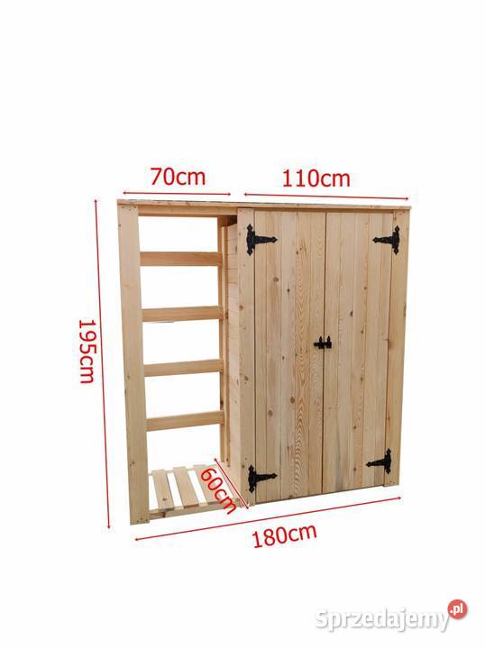 drewutnia drewniana Medium stojak na drewno