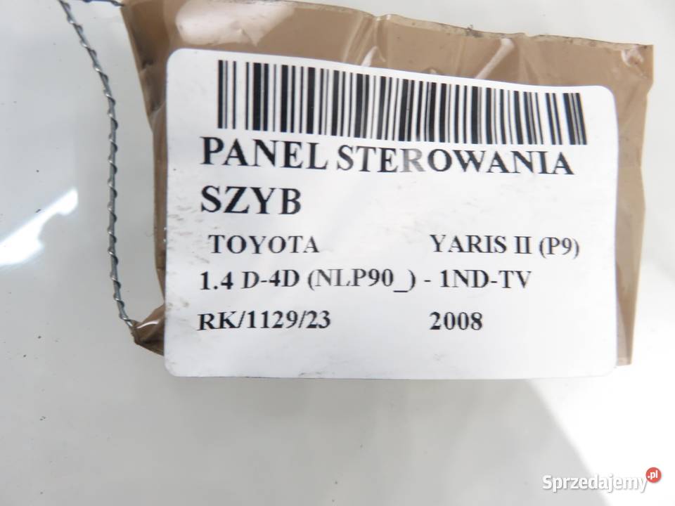 PANEL SZYB TOYOTA YARIS II P9 742320D110 sprzedam