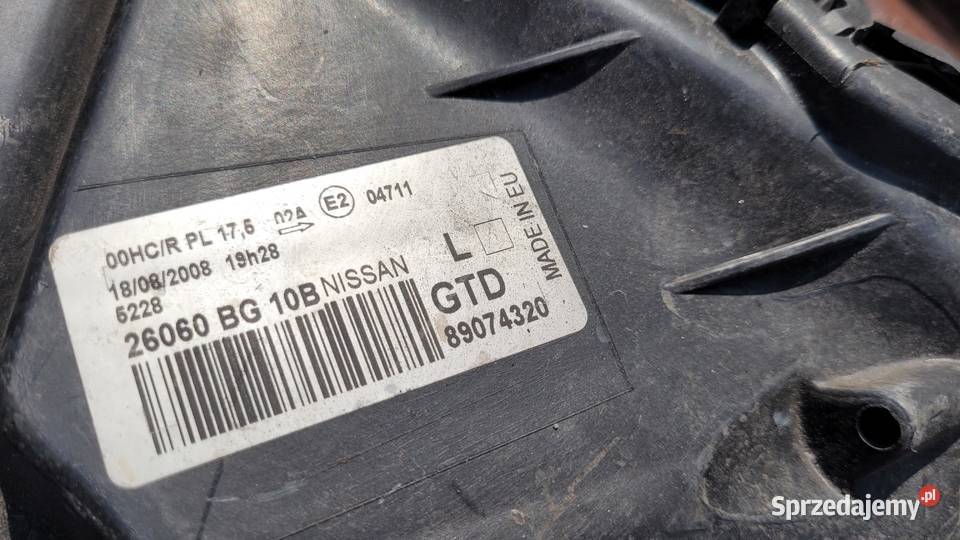 NISSAN MICRA K12 LAMPA LEWA REFLEKTOR PRZÓD LEWY osobowe śląskie