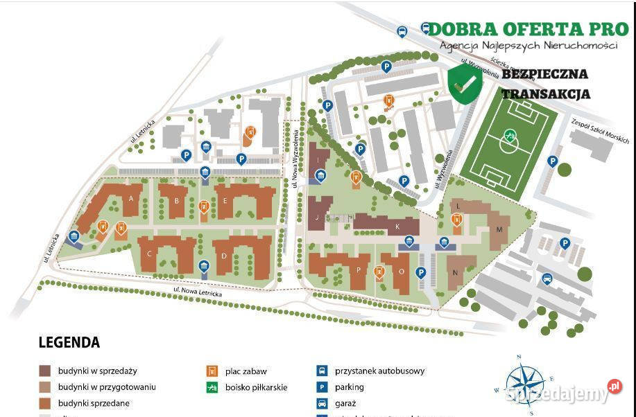 Porto apartament 42 m morza Sprzedaż Gdańsk