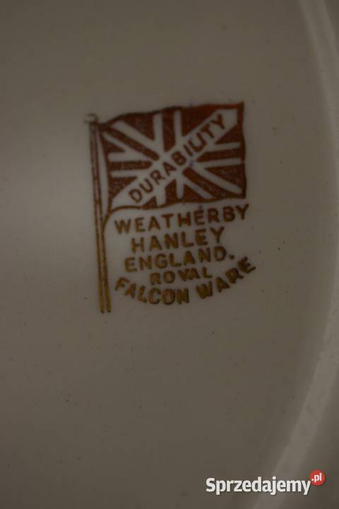 Brytyjski talerz ozdobny z serii ptactwa łownego Antyki, Sztuka, Kolekcje kujawsko-pomorskie Chełmno