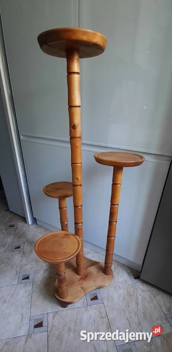 Kwietnik stojący 5 poziomów drewno Koszalin