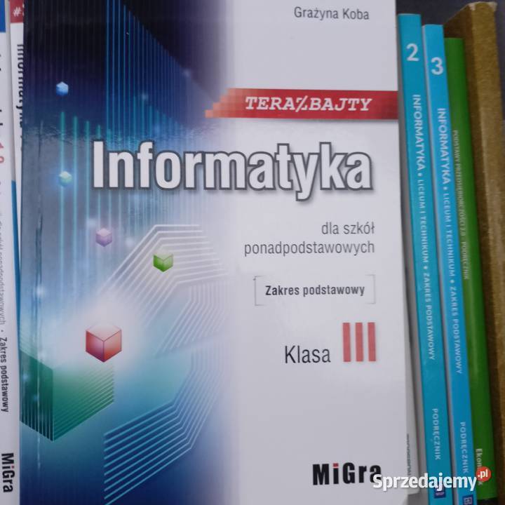 Teraz bajty Informatyka szkół ponadpodstawowych tradycyjny podręcznik Gdańsk