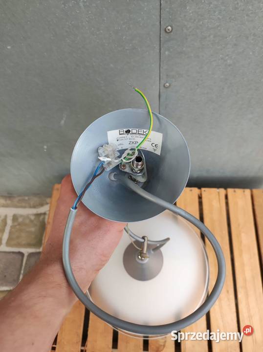 Lampa wisząca szklana bodek zkp zwis sufitowy Podkałek sprzedam