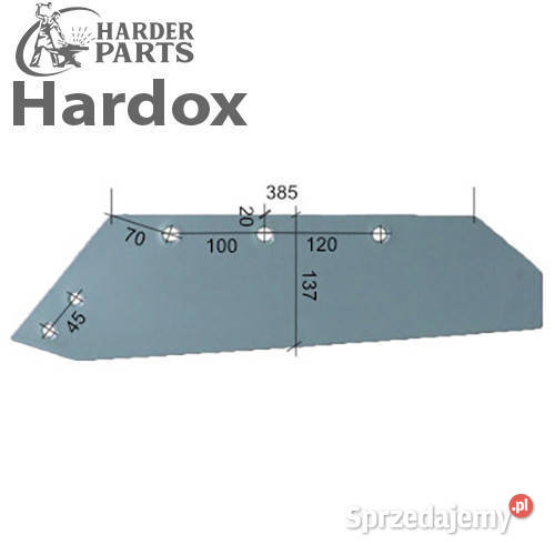 Lemiesz 300hektarów HARDOX MS1150L części do Suwałki sprzedam