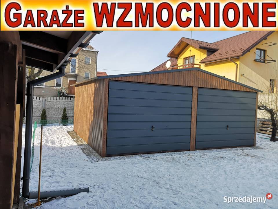 Garaże blaszane PREMIUM każdy wymiar garaży Włocławek