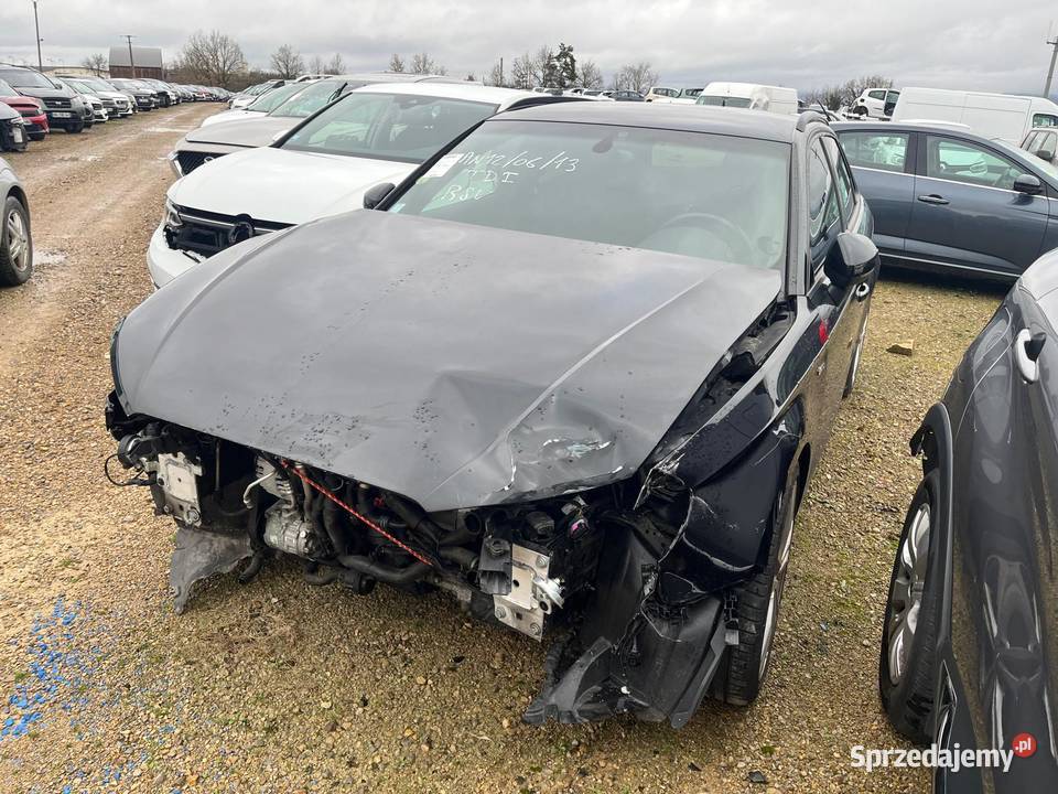 AUDI A3 III Sportback 20 TDI 150 SLine DJ593 uszkodzony śląskie Katowice