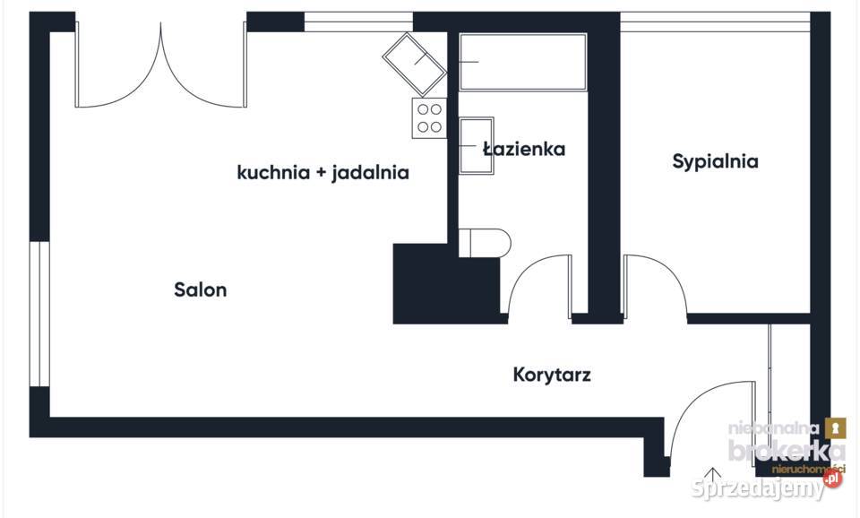 Jasne 2pokojowe mieszkanie z tarasem centrum i apartamentowiec Ożarów Mazowiecki