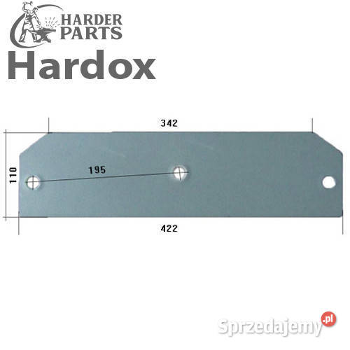 Płoza HARDOX 164700S 164798S części do pługa Suwałki