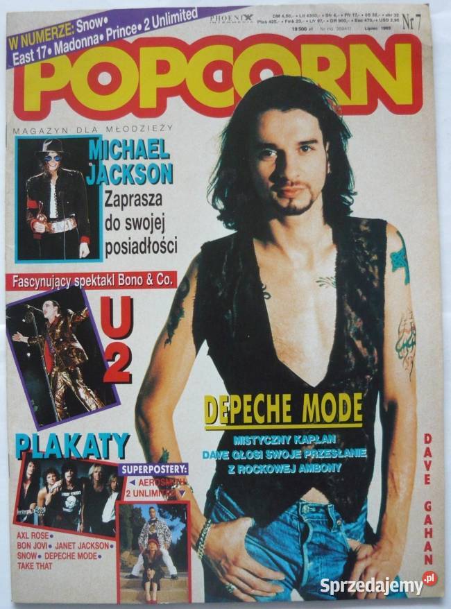 CZASOPISMA PRASA POPCORN 1993 WYPRZEDAŻ ŚWIAT Rok wydania 1993 Bydgoszcz sprzedam