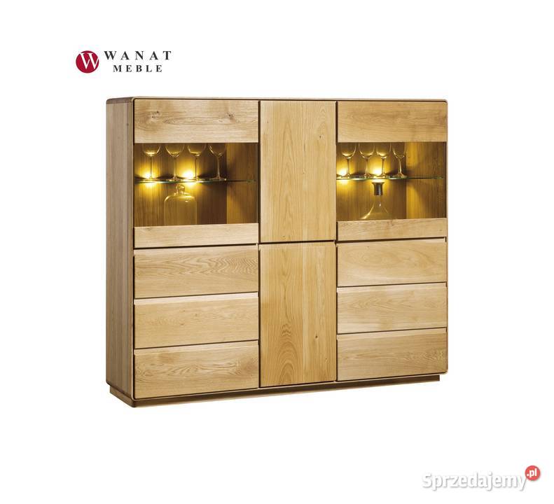 Zestaw Mebli Lite drewno Dębowe Atlanta Dekort Komplety mebli śląskie Gliwice