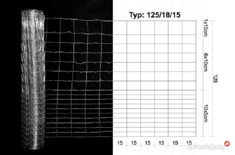 SIATKA OGRODZENIOWA LEŚNA 1251815 L