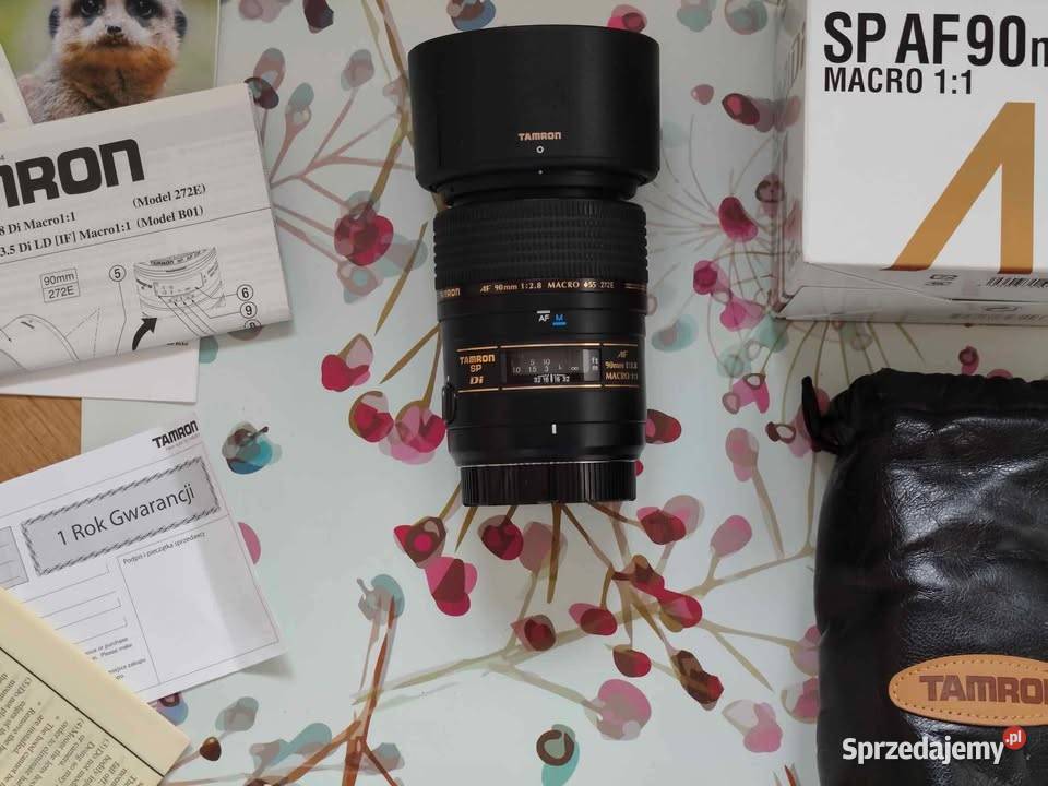 Obiektyw Tamron sp 90 mm f 28 di macro Nikon