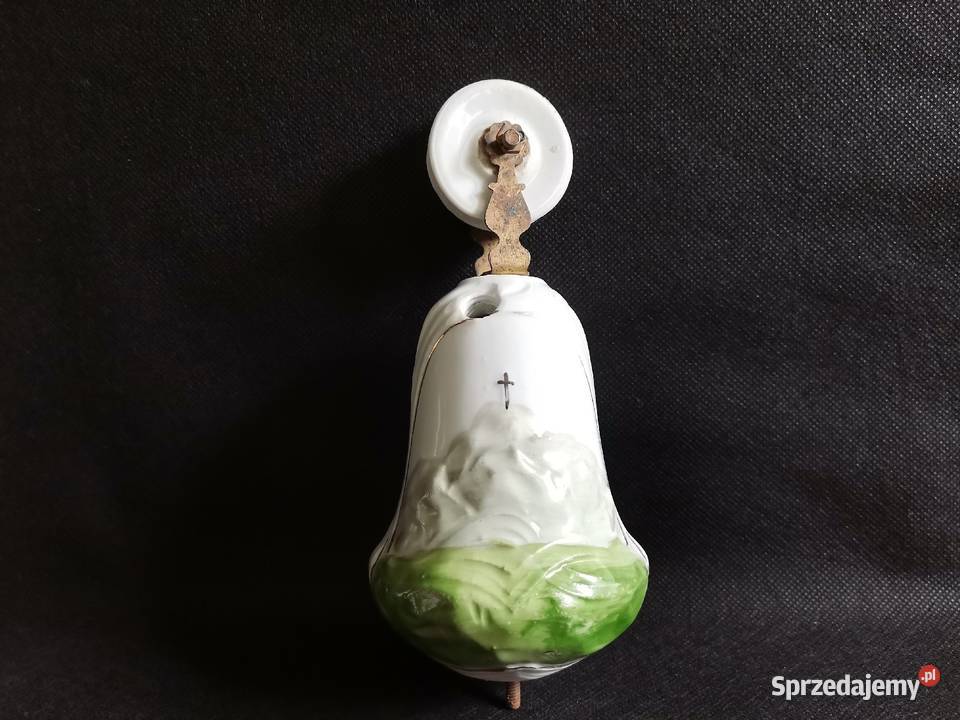 Stary porcelanowy przedwojenny ciężarek do lampy Katowice