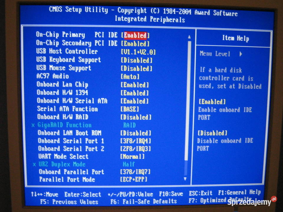 Płyta główna Gigabyte K7 Triton procesor AMD kontroler RAID Krapkowice sprzedam