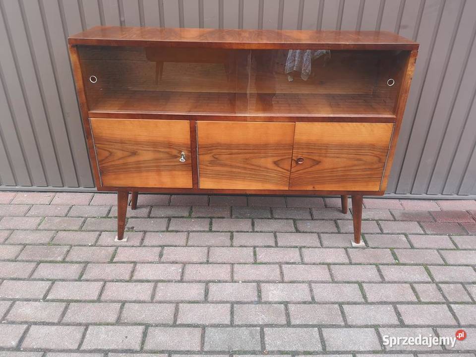 Komoda Szafka RTV Niska PRL 116 Stara Renowacji Swarzędz