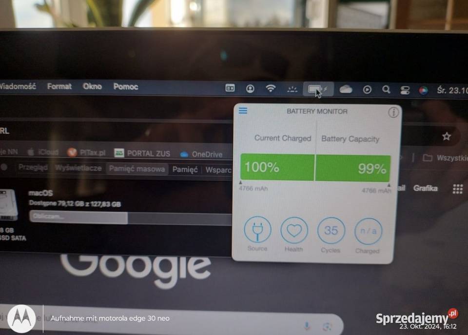 MacBook Pro A1278 w świetnym stanie Intel Core Duo Kraków sprzedam