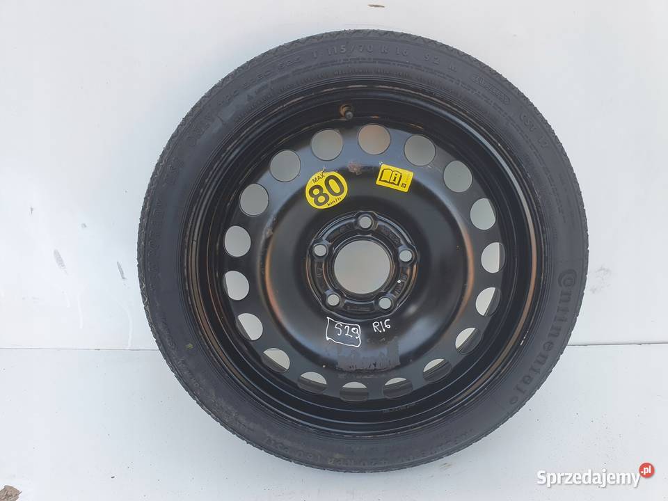 KOŁO ZAPASOWE 11570 R16 DOJAZDOWE Opel Zafira B Rudka sprzedam