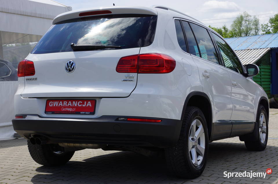 Volkswagen Tiguan 14 Benzyna 160 Lift 4x4 biały Nowy Sącz sprzedam